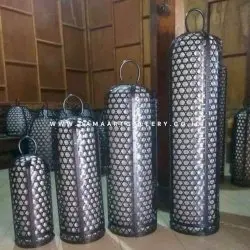 Lampu Tabung Anyaman Tembaga